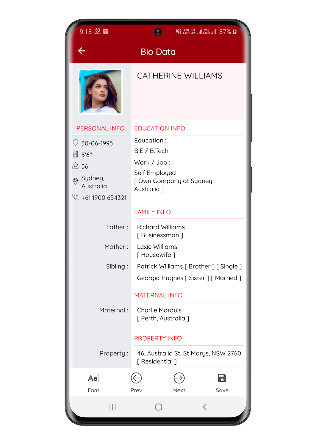 Bio Data Maker Screenshot 8