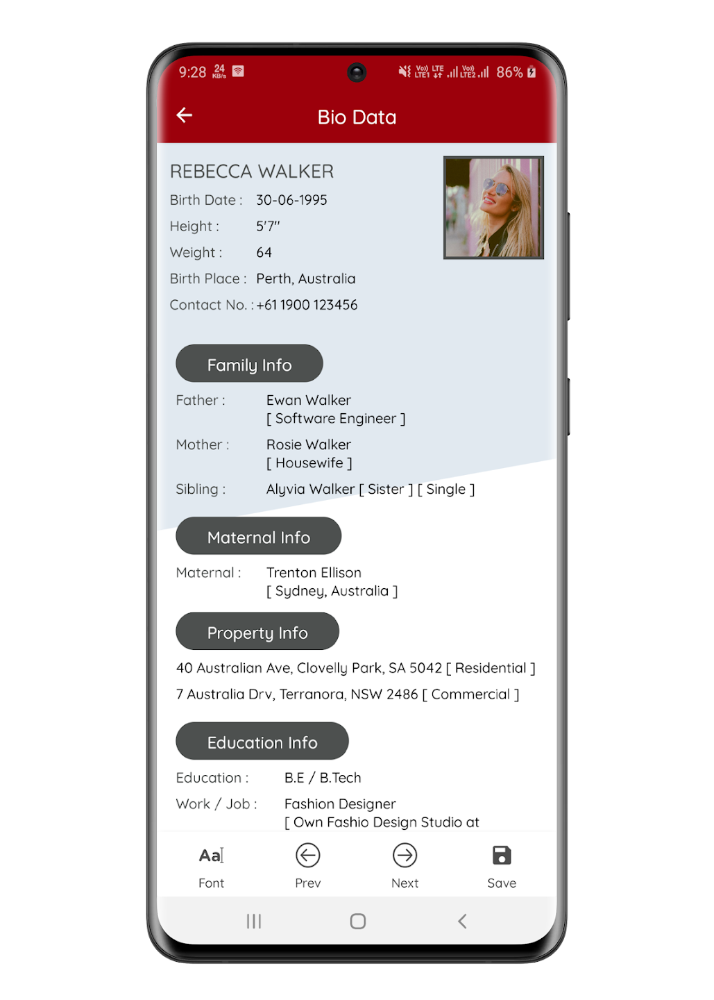 Bio Data Maker Screenshot 9
