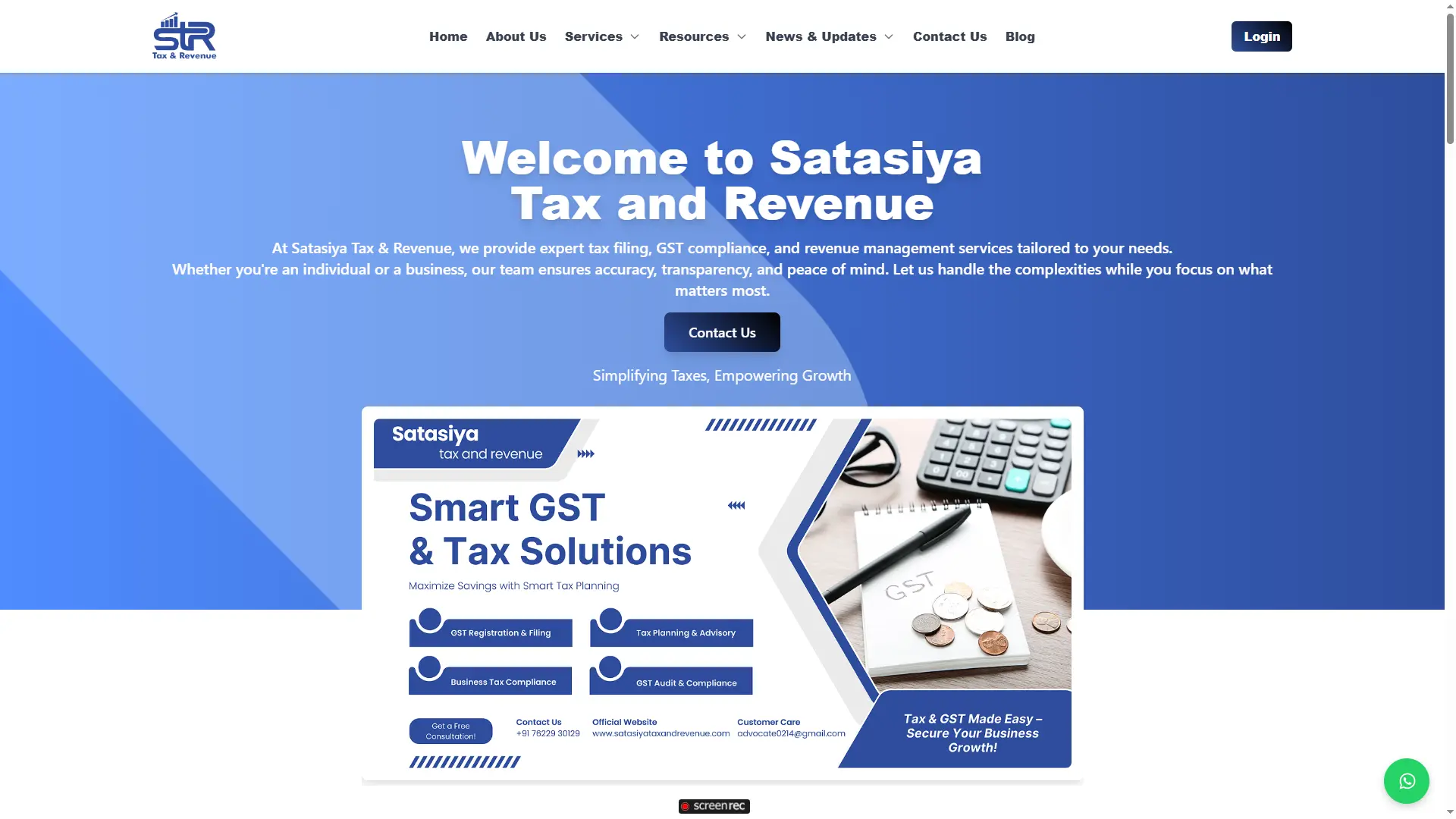 Satasiya Tax & Revenue